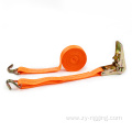 Orange 1.2 Meters Ratchet Tie Down Strap Set